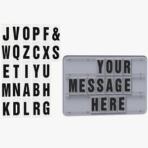 Title Lightbox Board