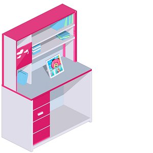bookshelf obj