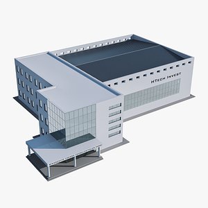 warehouse commercial building 3D model