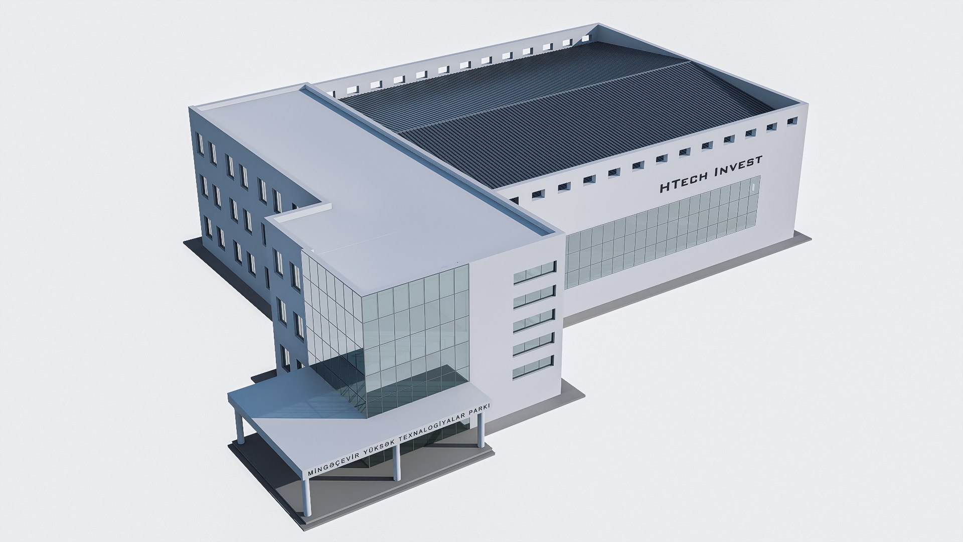 Warehouse Commercial Building 3D Model - TurboSquid 2306194