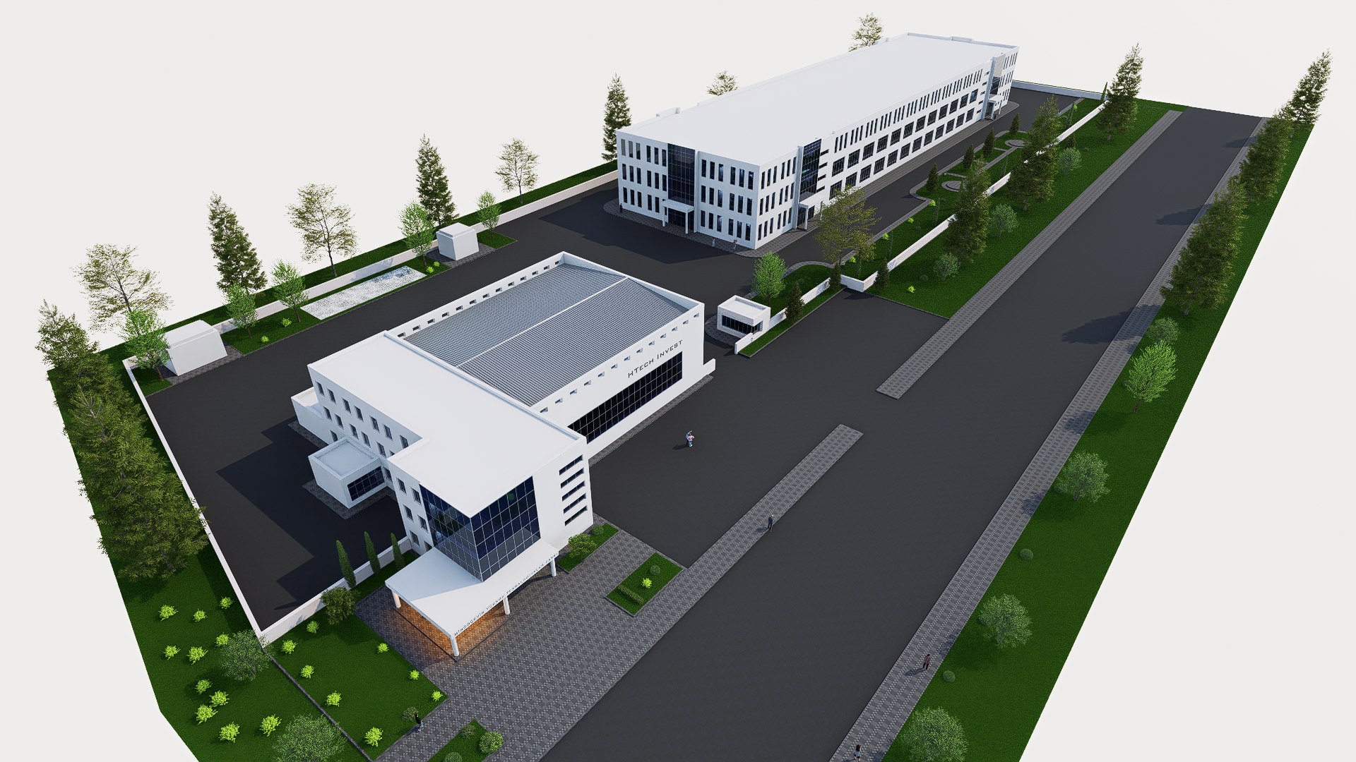 Warehouse Commercial Building 3D Model - TurboSquid 2306194