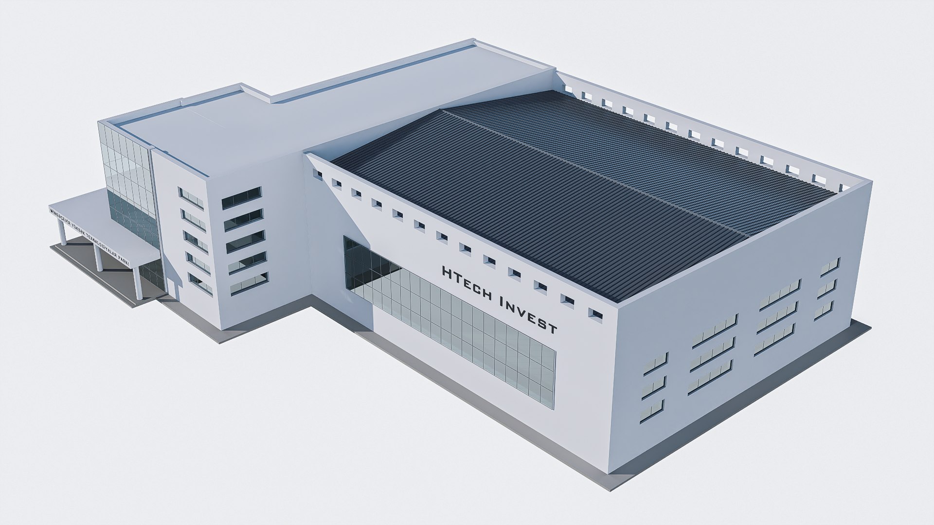 Warehouse Commercial Building 3D Model - TurboSquid 2306194
