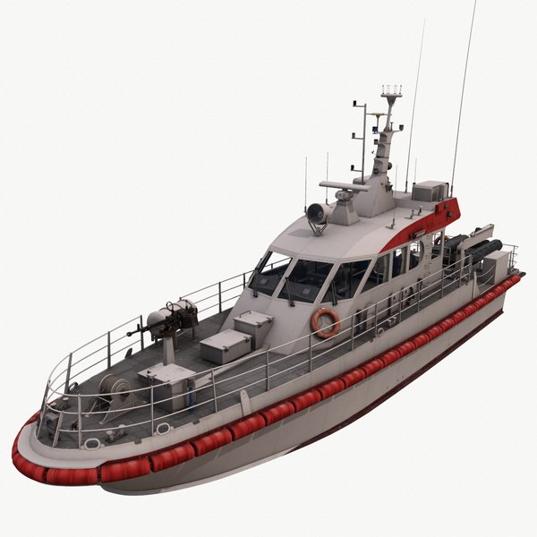 patrol boat haydar iran 3D