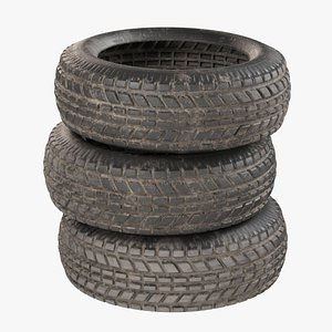 3D Tire Stack 1 model