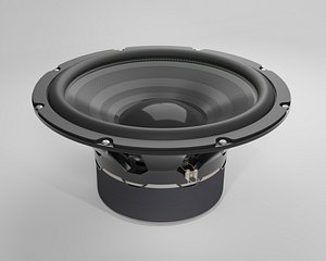3D subwoofer speaker model