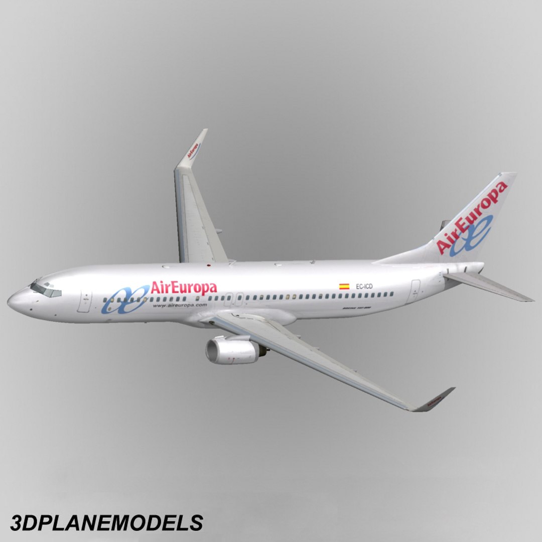 3d Model Of B737-800 Air Aircraft 737