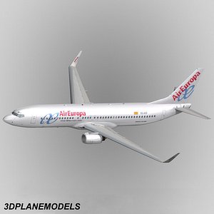 3d model of b737-800 air aircraft 737