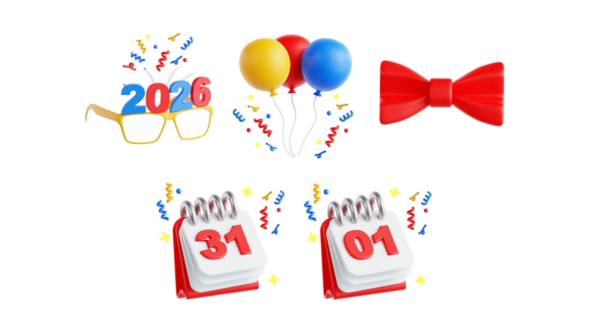 3D New Years Party 3D Icon Set model https://p.turbosquid.com/ts-thumb/WC/lEAJ0w/9h/shot1/jpg/1764183472/1920x1080/fit_q87/ccd467674275ccc7df17c4c02494eb7def953ed2/shot1.jpg