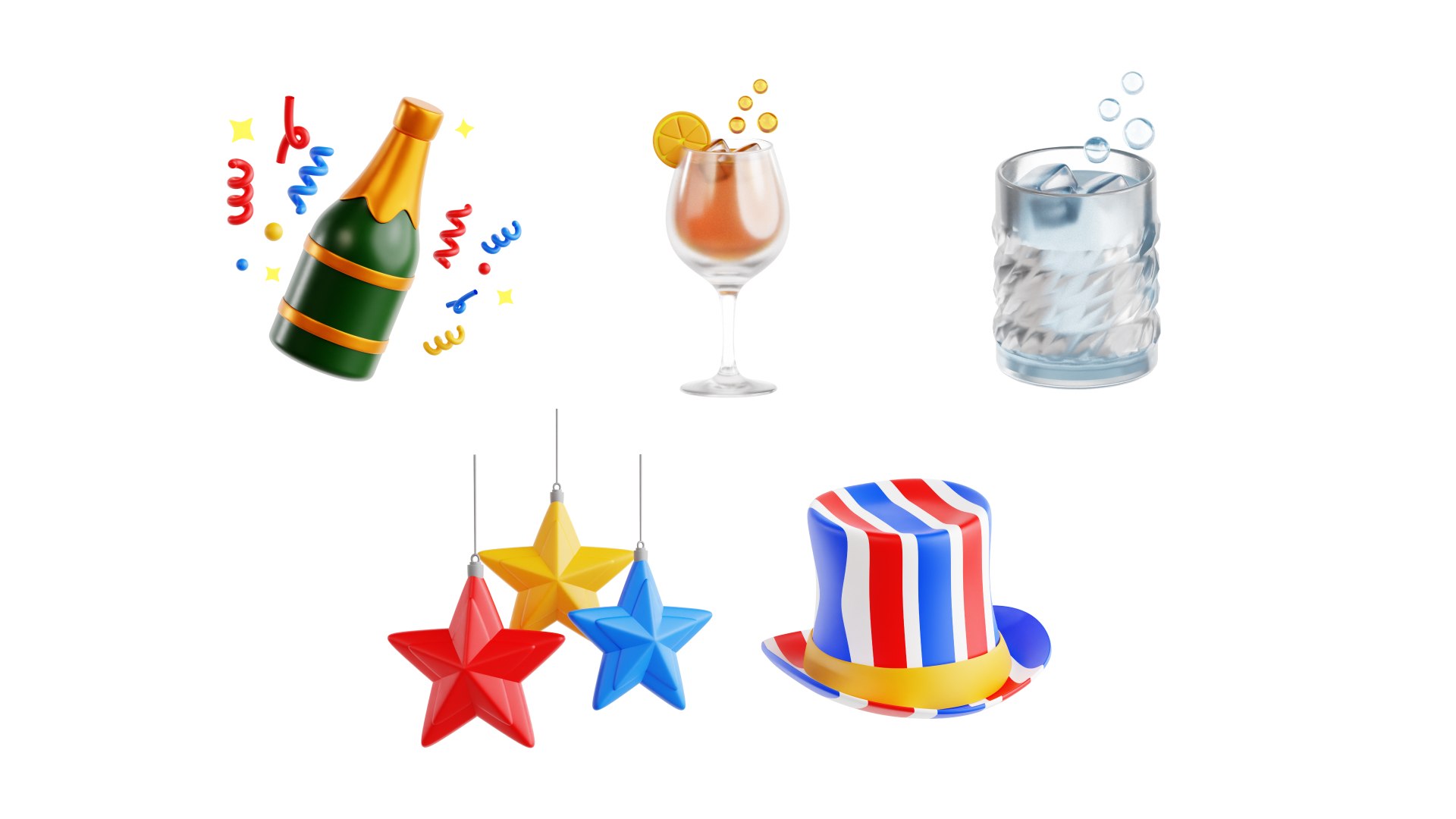 3D New Years Party 3D Icon Set model https://p.turbosquid.com/ts-thumb/WC/lEAJ0w/BU/shot5/jpg/1764183474/1920x1080/fit_q87/f2ac0f1ad7746e69018e11863396fd108998c986/shot5.jpg