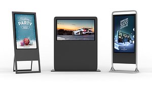 Information Kiosk Pack 3D model