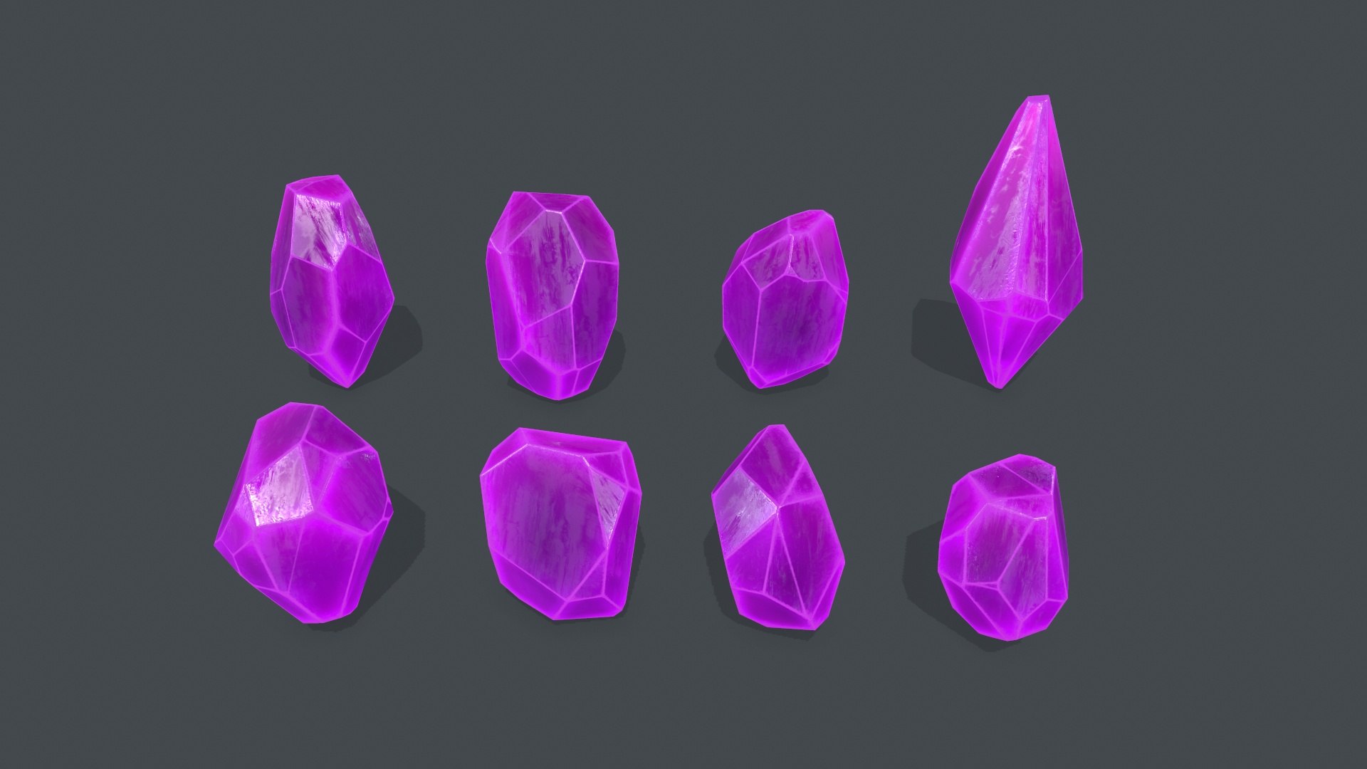 Crystal Set Model - TurboSquid 2069581