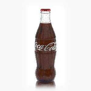 3D coke glass bottle