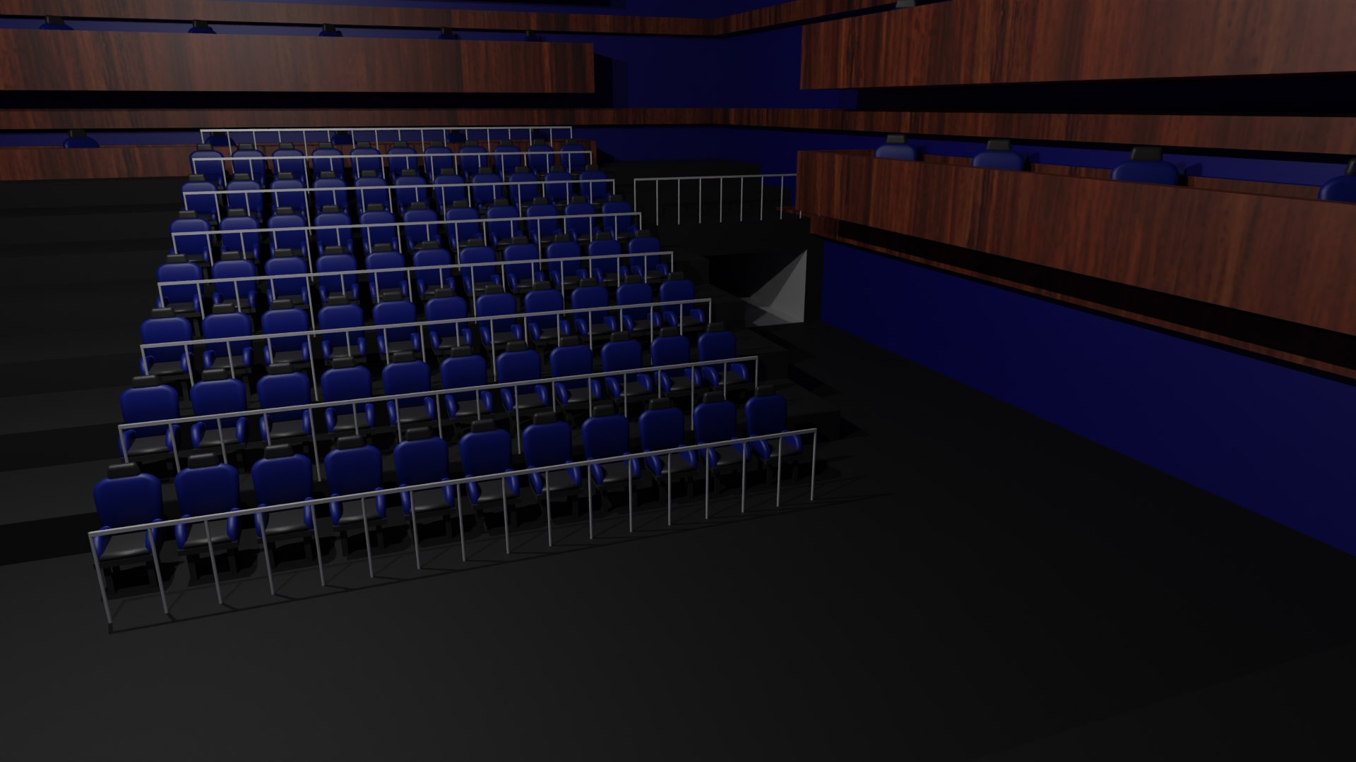 Theater Hall Interior 3D Model - TurboSquid 2159618