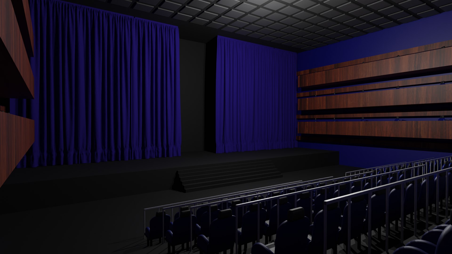 Theater Hall Interior 3D Model - TurboSquid 2159618