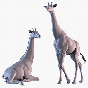 Giraffe Pack Sculpture