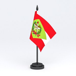 Bandeira de Santa Catarina Table Flag