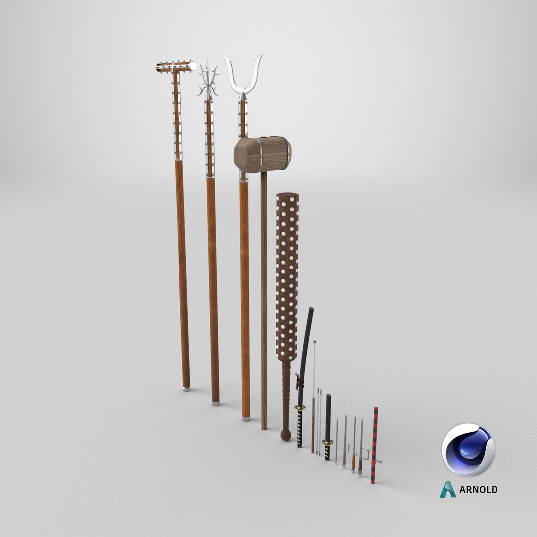 3D Samurai Weapon Pack model https://p.turbosquid.com/ts-thumb/WD/0TRsmY/RO/stemcell_cinema_4d_arnold_render/png/1722601007/1920x1080/fit_q87/78db8a8c14871361cf1348238bc9838af2fc35f6/stemcell_cinema_4d_arnold_render.jpg