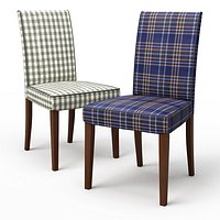 HENRIKSDAL Dining chair Rutna Multicolour