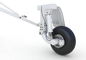 3D model Landing Gear for Aircraft 2 Rear