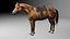 Pack de personnages cowboy et cheval avec animations de montée/descente de cheval (modèle 3D)