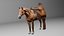 Pack de personnages cowboy et cheval avec animations de montée/descente de cheval (modèle 3D)