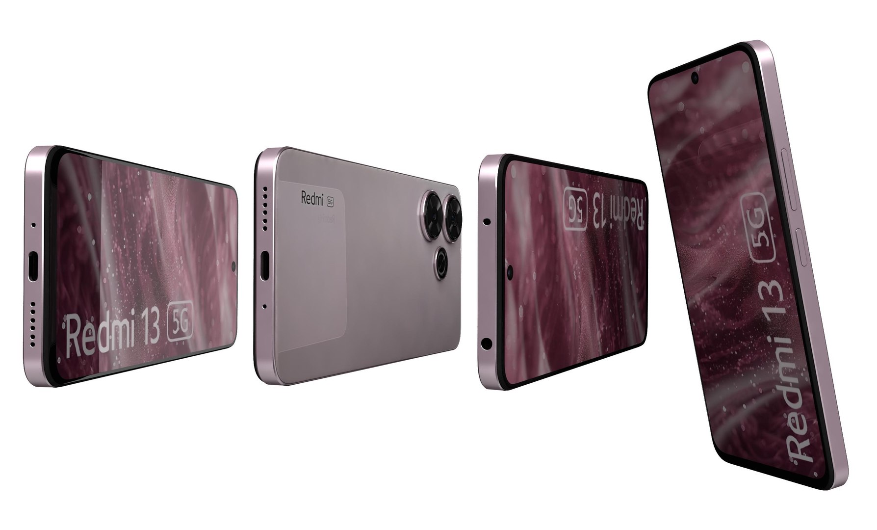 3D Xiaomi Redmi 13 5G Pink - TurboSquid 2261776