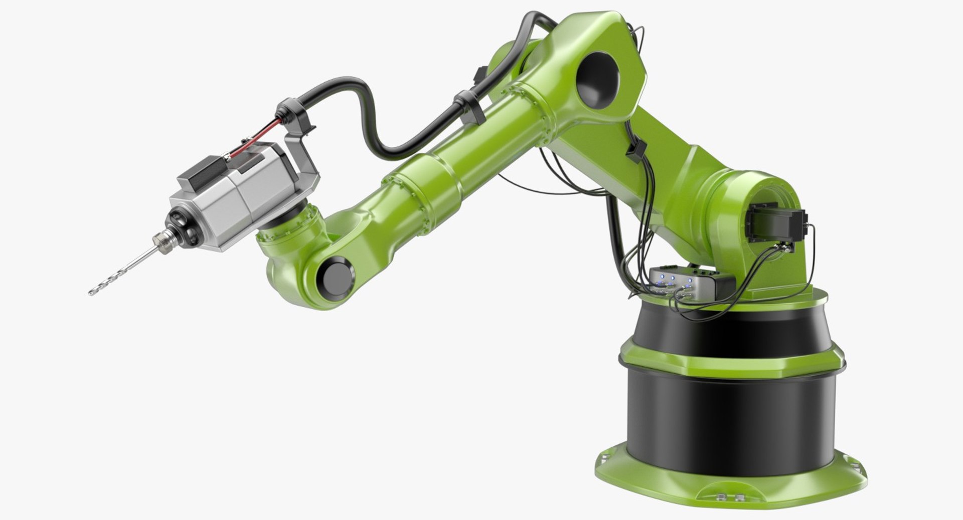 3d model industrial robot 1