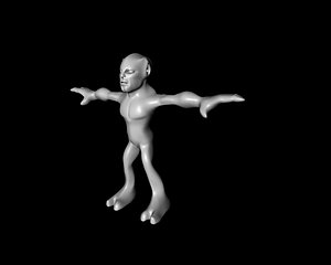 3d alien creature model