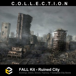 The FALL kit - destroyed city