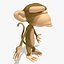 3d toon monkey