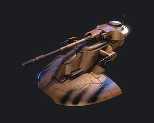 3D AAT Battle Star Wars model