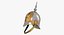British Life Guard Cavalry Helmet 3D Model
