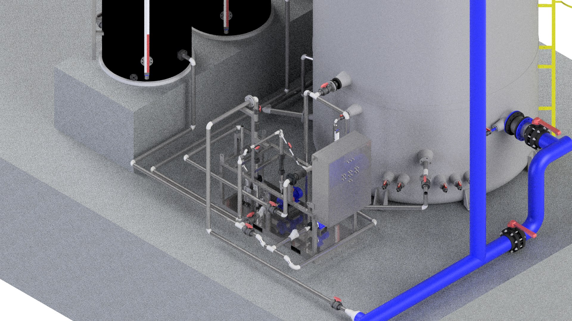 3D BIOGAS PLANT - TurboSquid 2218751