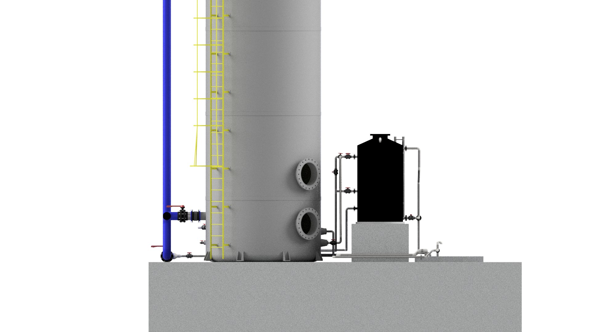 3D BIOGAS PLANT - TurboSquid 2218751