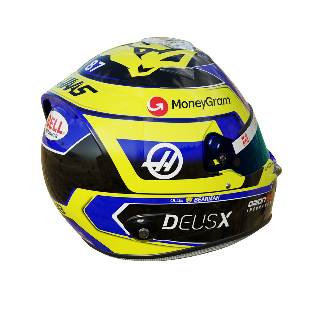 3D F1 Oliver Bearman Helmet 2025 model https://p.turbosquid.com/ts-thumb/WD/LIQOHe/Kf/11/png/1743167167/1920x1080/fit_q87/955789098eb544700de4e9f3908b7086295719ec/11.jpg