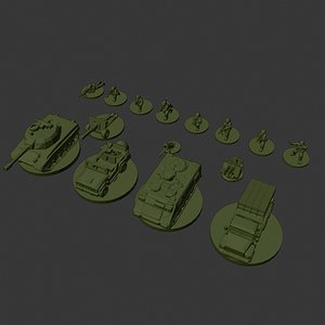 3D ToySoldiers - Land Army model