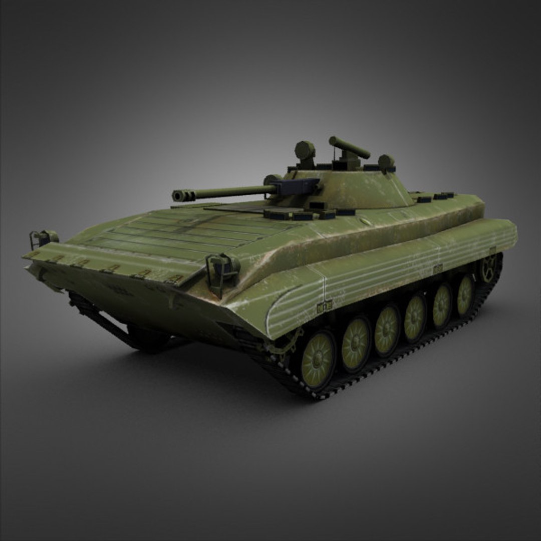 Bmp2 Infantry Combat 3d Max