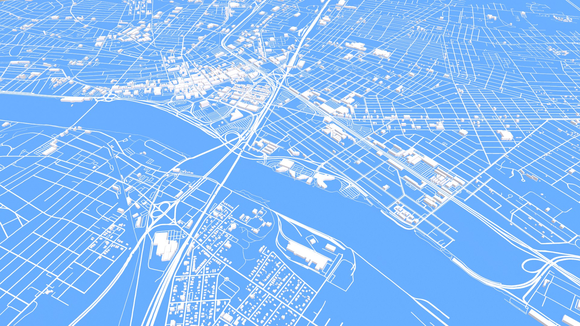 3D Cityscape Trenton New Jersey United States USA - TurboSquid 1906236