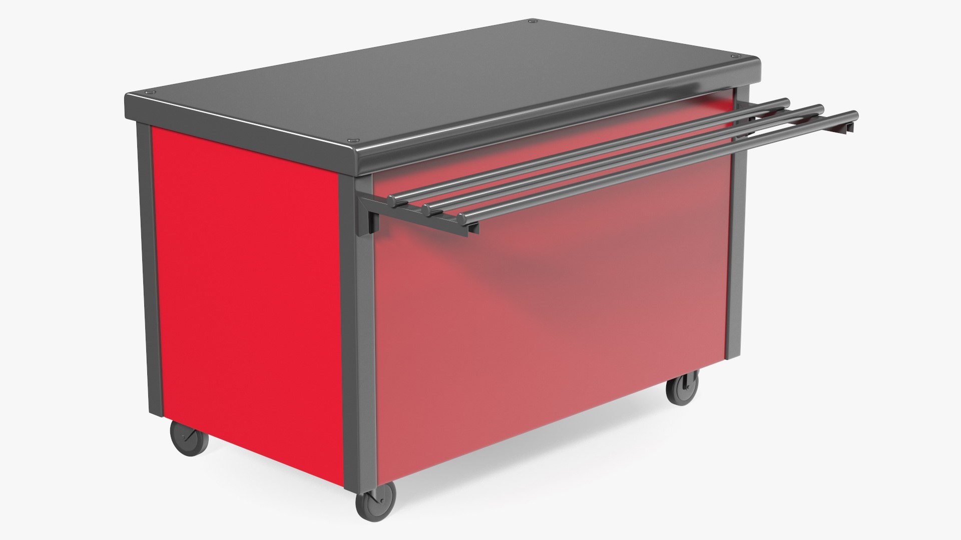 Counter Self Service Line 3D model preview