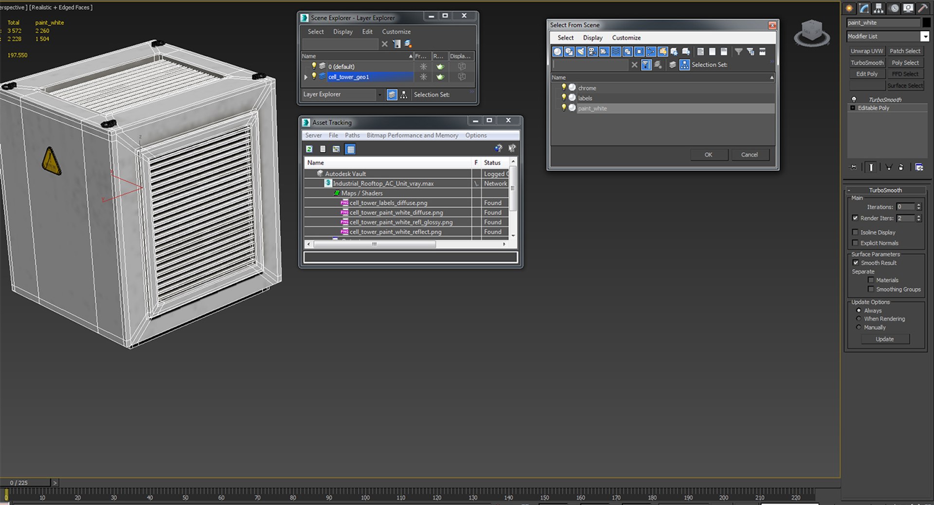 3D Industrial Rooftop Ac Unit - TurboSquid 1381528