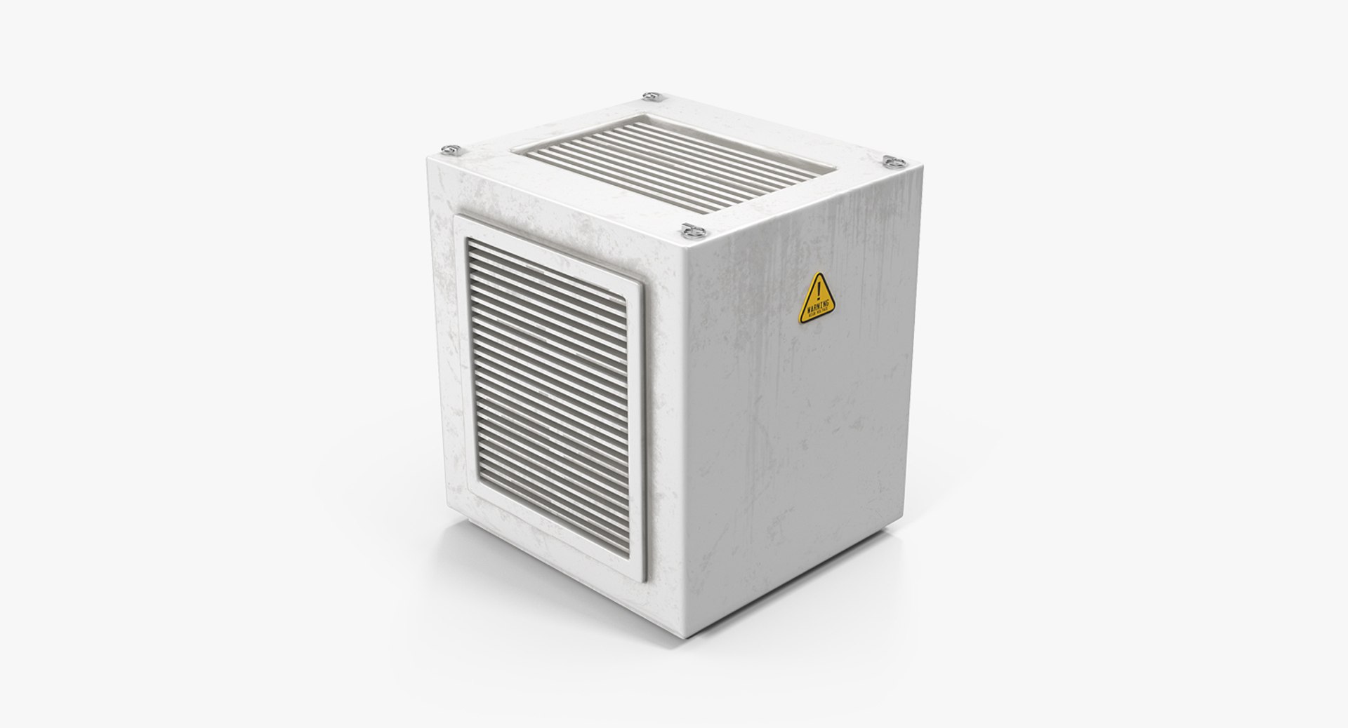 Industrial Rooftop AC Unit 3D model preview