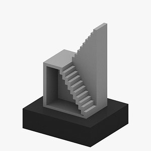 Stairs Sculpture 3D model