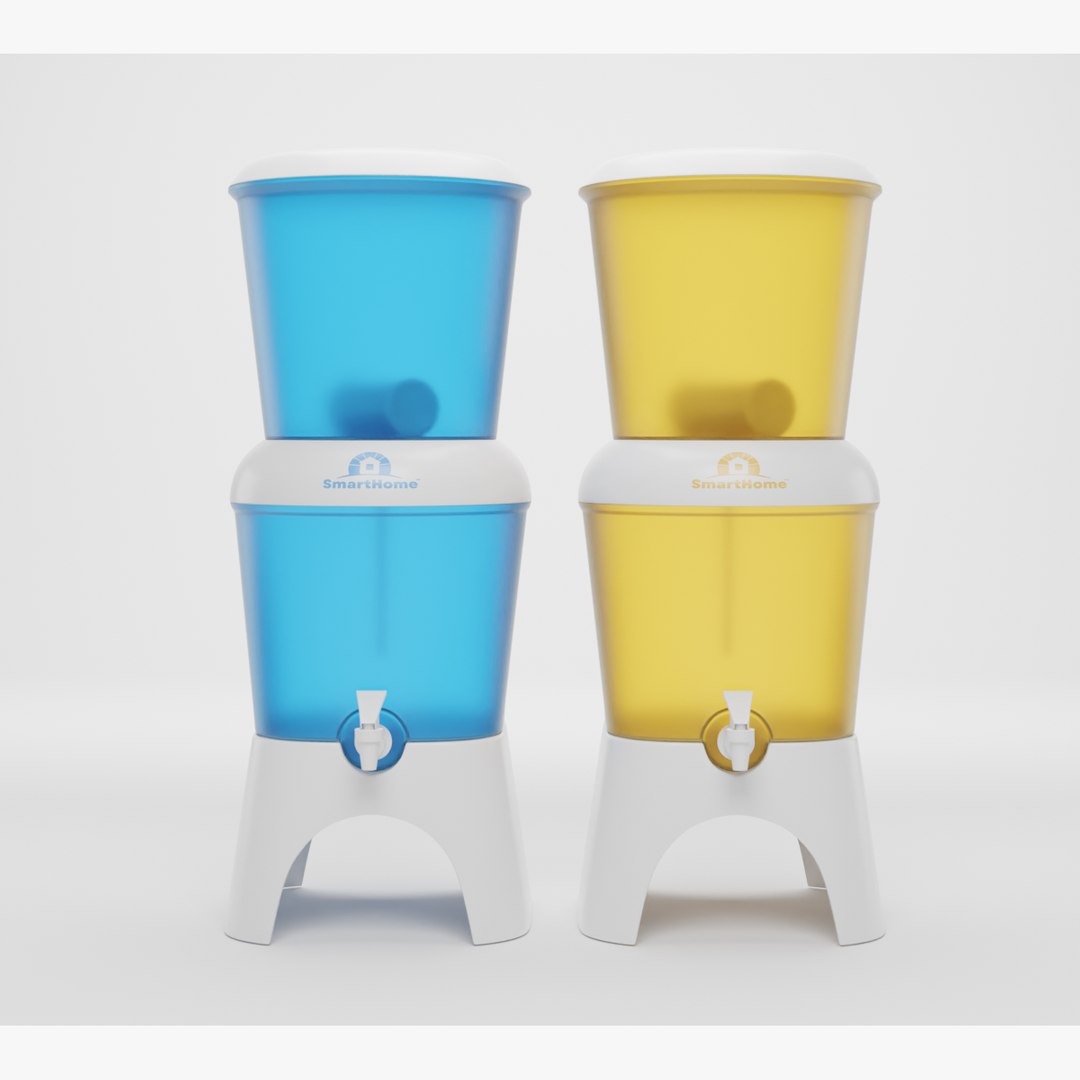 WATER DISPENSER FILTER 3D Model TurboSquid 2093446