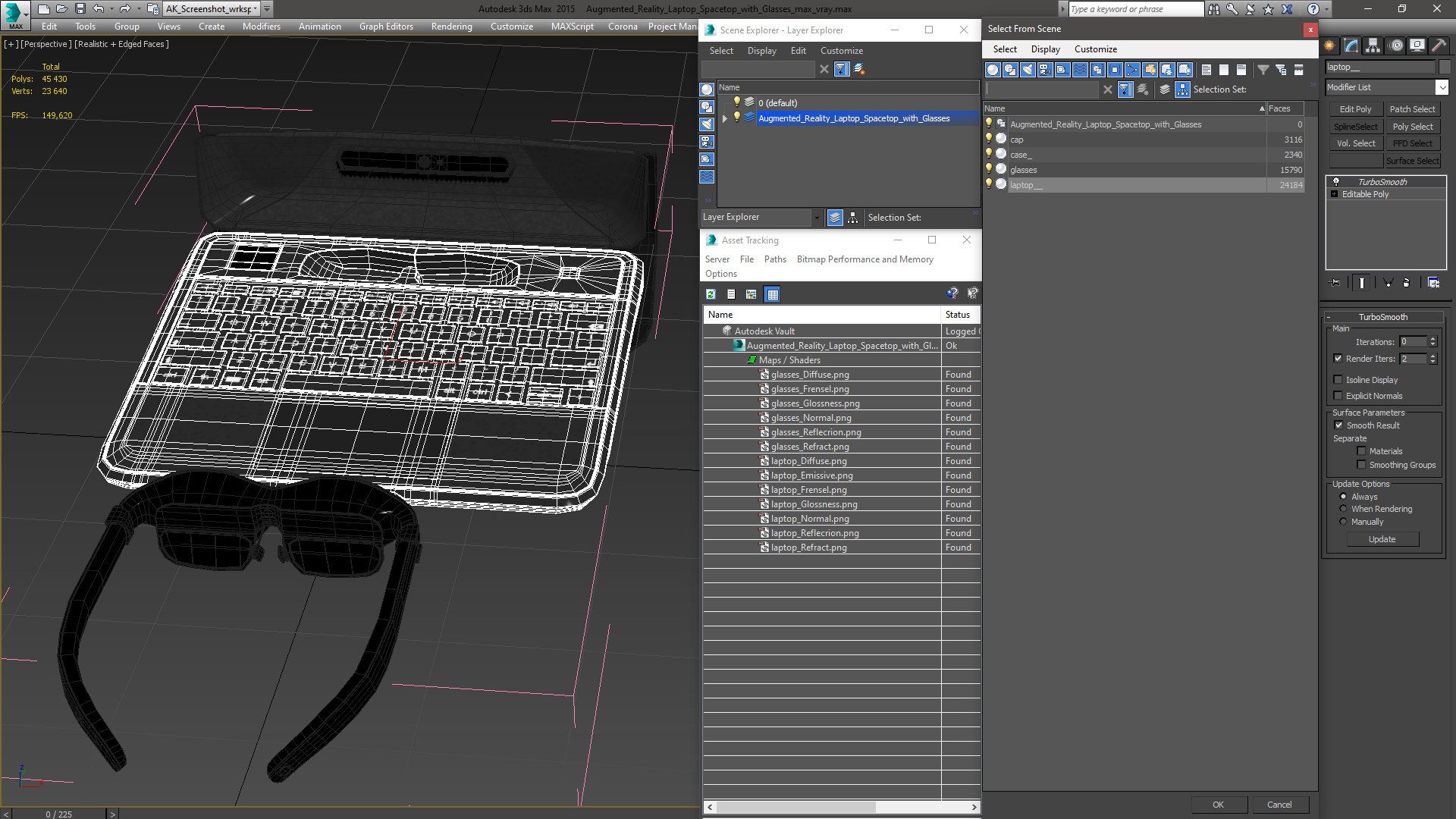 Augmented Reality Laptop Spacetop with Glasses 3D model https://p.turbosquid.com/ts-thumb/WD/ciHxr3/rA/augmentedrealitylaptopspacetopwithglassesmb3dmodel021/jpg/1693829706/1920x1080/fit_q87/88ed28a4448d9d811b1c5f334987254d38541d6d/augmentedrealitylaptopspacetopwithglassesmb3dmodel021.jpg