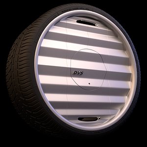 wheel brakes tyre 3d model