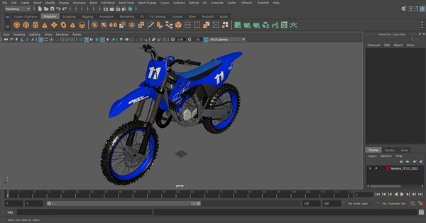 Yamaha YZ125 2022 3D Model - TurboSquid 1911758