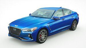 Genesis G70 low-poly