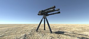 Low Poly Heavy Sentry Gun