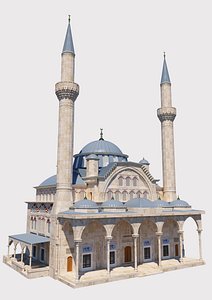 3D model mosque great islamic