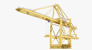 3d container crane